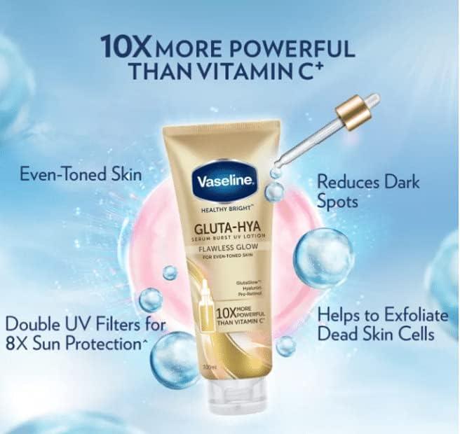 Vaseline Gluta-HYA Serum Burst Lotion Flawless Bright 300ml