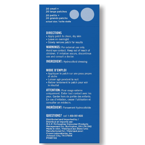 PanOxyl PM Overnight Spot Patches – 40 Patches