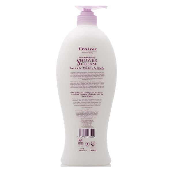 Fruiser Goat Milk and Pearl Shower Cream - 1000ml