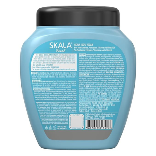 Skala Brasil Mais Cachos 2-in-1 Conditioning Treatment & Leave-In Cream – 1000g