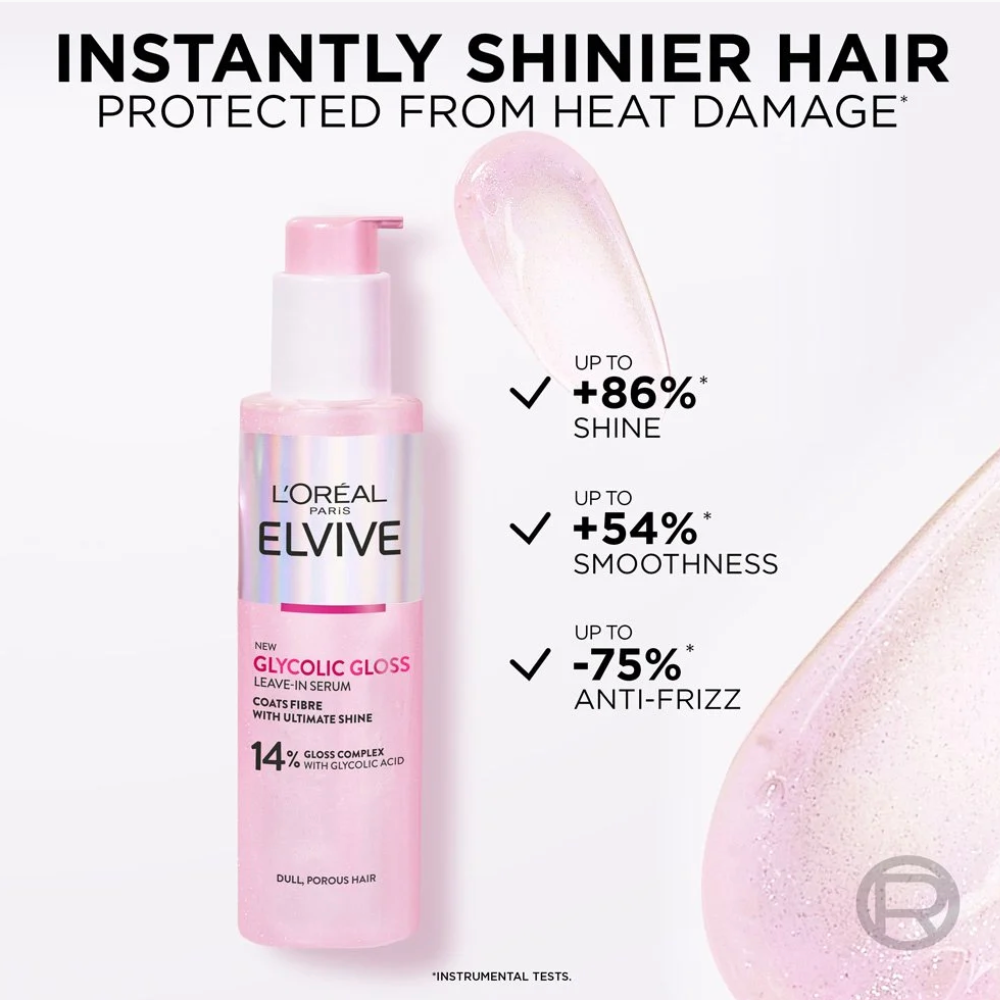 L’Oréal Paris Elvive Glycolic Gloss Leave-In Serum 150ml