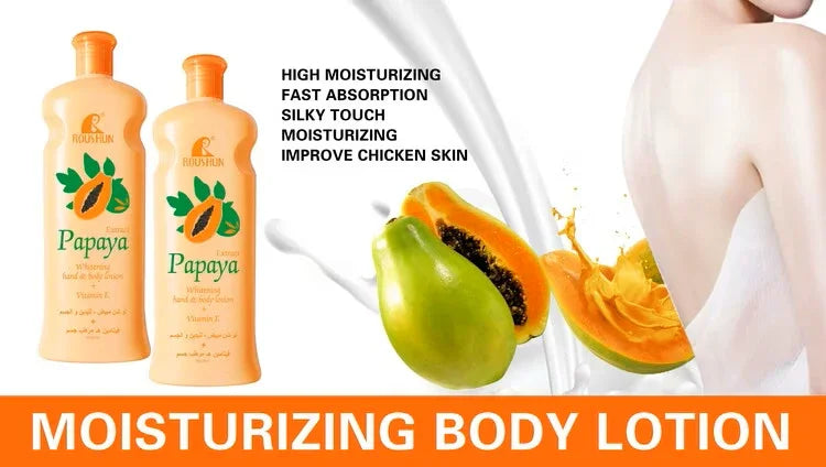 RDL Papaya Extract Whitening Hand & Body Lotion + Vitamin E (600ml)