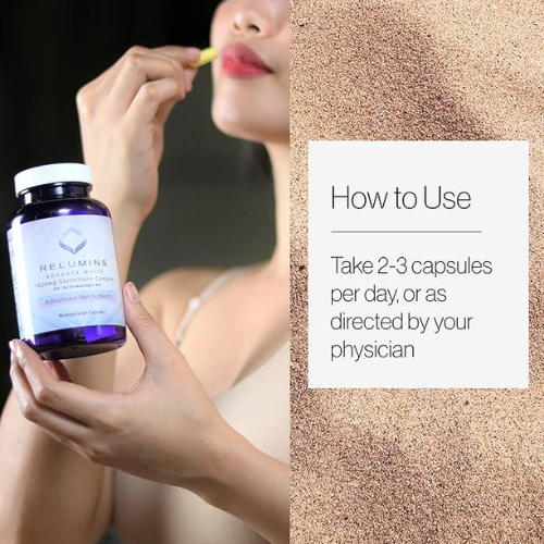 Relumins Advance White 1650mg Glutathione Complex with Hyaluronic Acid – 90 Capsules
