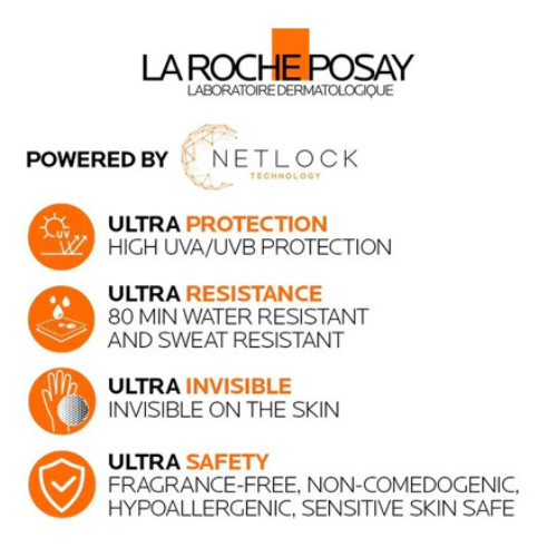La Roche-Posay Anthelios Ultra-Fluid SPF 50+ Facial Sunscreen – 50ml
