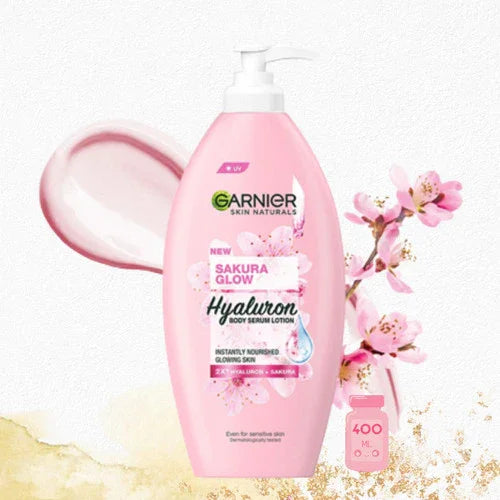 GARNIER Sakura Glow Serum Body Lotion 400ml