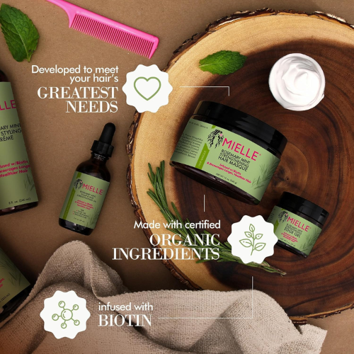 Rosemary Mint Strengthening Hair Masque – 142g