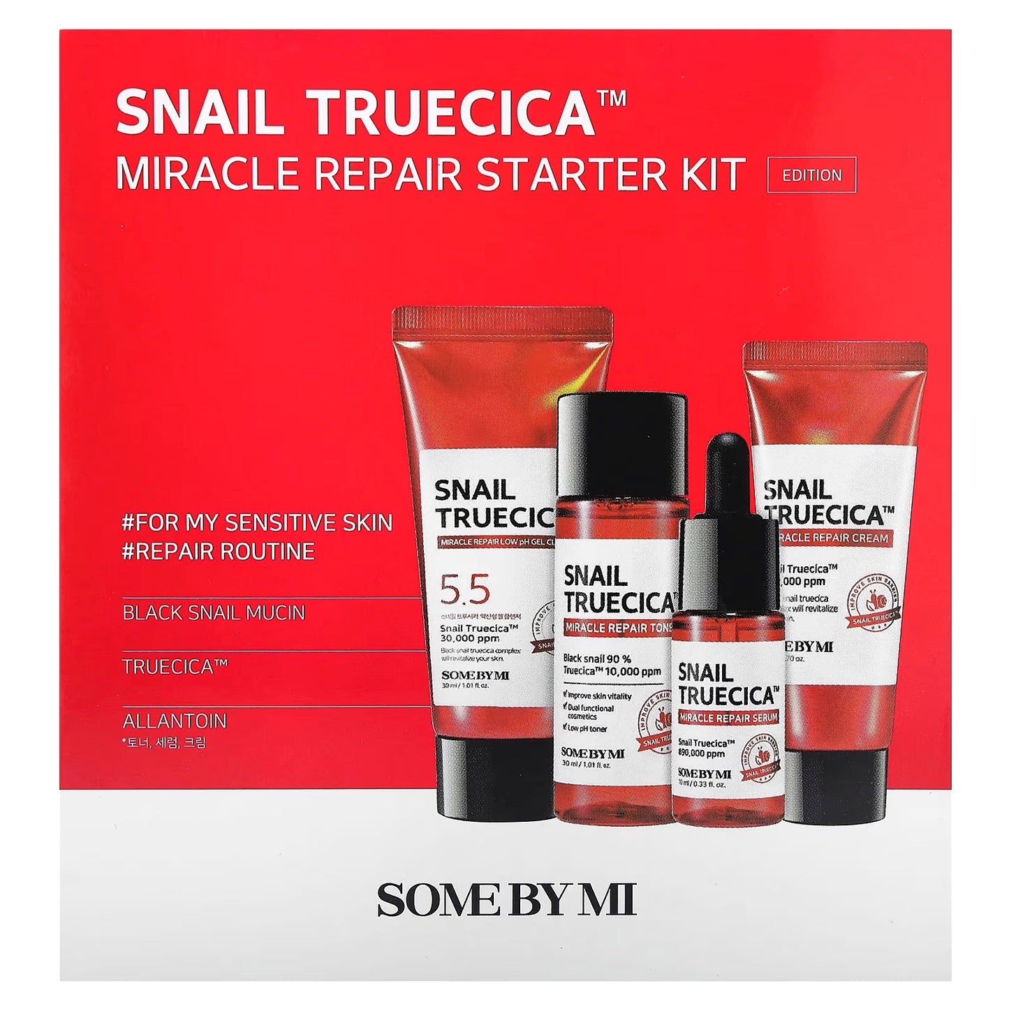 SOME BY MI Snail Truecica Miracle Repair Starter Kit