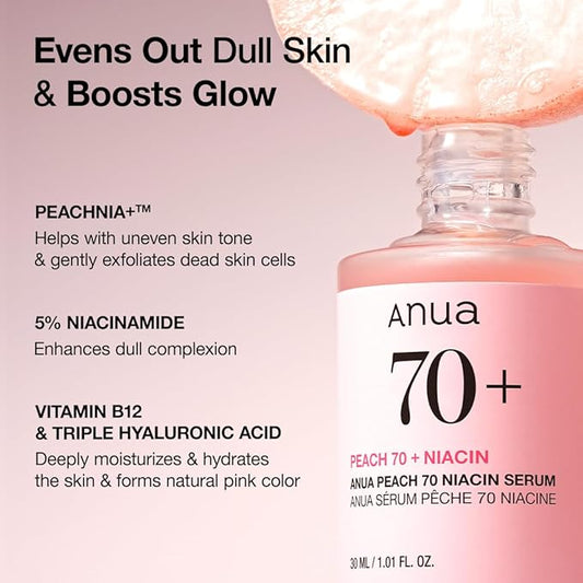 Anua Peach 70 Niacinamide Serum – 30ml