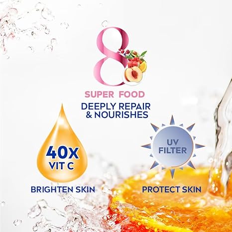 Nivea Extra Bright Radiant & Smooth Superfood UV Filter Body Lotion - 380ml