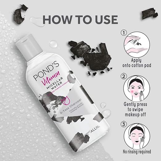POND'S - Vitamin Detoxing Charcoal Micellar Water - 400ml