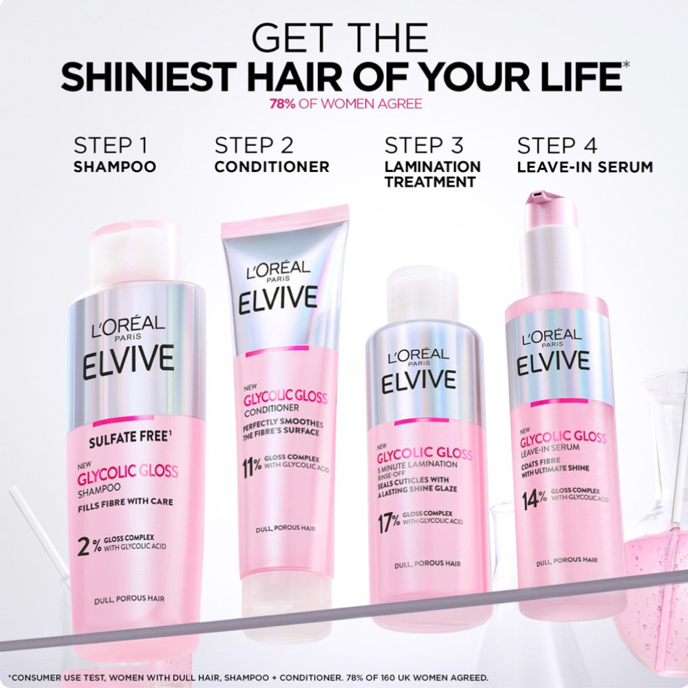 L’Oréal Elvive Glycolic Gloss Shampoo 200ml