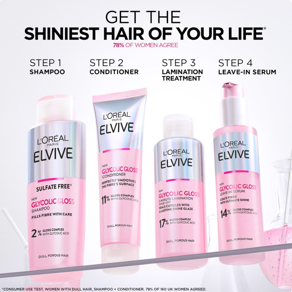 L’Oréal Paris Elvive Glycolic Gloss Leave-In Serum 150ml