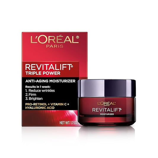 L'Oréal Paris Revitalift Triple Power Anti-Aging Face Moisturizer – 50ml