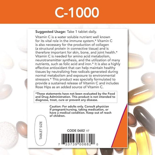 Now Foods Vitamin C-1000 Tablets