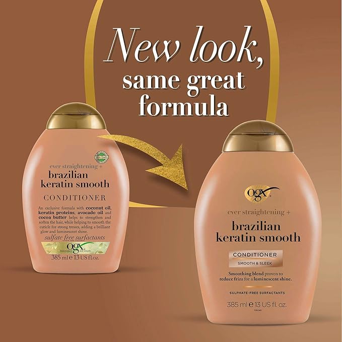 OGX Brazilian Keratin Smooth Conditioner 385ml