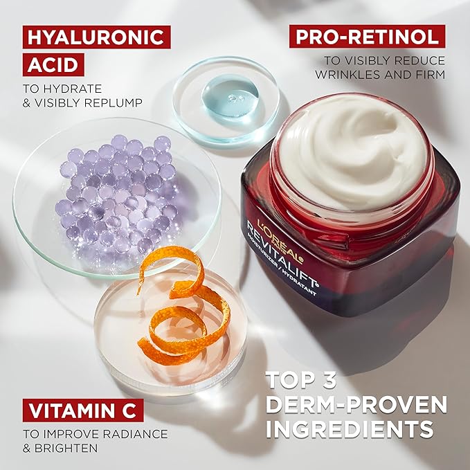L'Oréal Paris Revitalift Triple Power Anti-Aging Face Moisturizer – 50ml