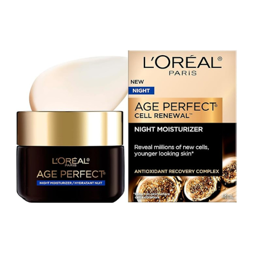 L'Oréal Paris Age Perfect Cell Renewal Anti-Aging, Anti-Wrinkle Night Moisturizer – 50ml
