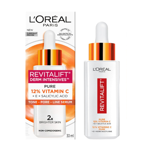L'Oréal Paris 12% Pure Vitamin C Brightening Face Serum 30ml