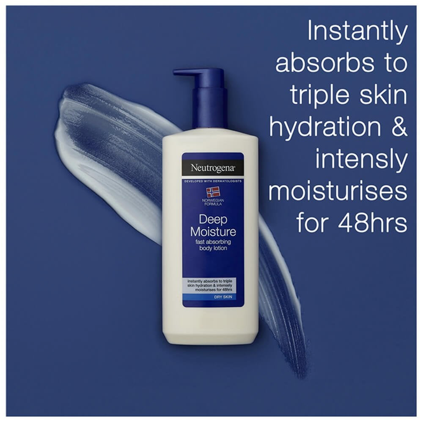 Neutrogena Deep Moisture Fast Absorbing Body Lotion 400ml