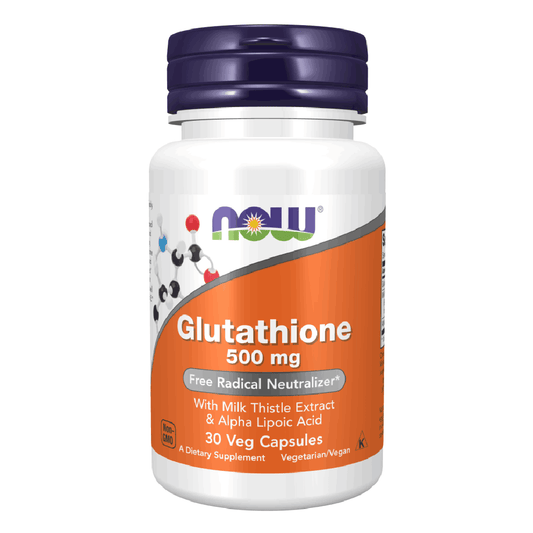 Now Foods Glutathione 500 mg Veg Capsules
