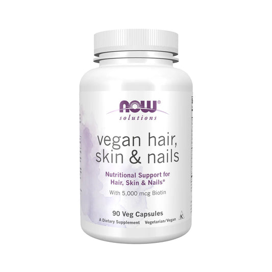 Now Foods Solutions Vegan Hair Skin & Nails 90 Veg Capsules