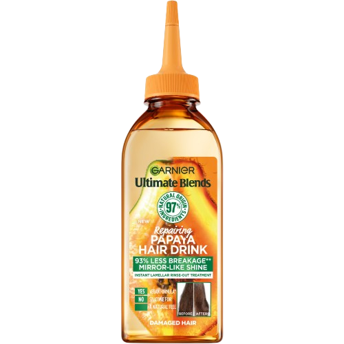 Garnier Ultimate Blends Repairing Papaya Hair Drink Liquid Conditioner for Damaged Hair – 200ml