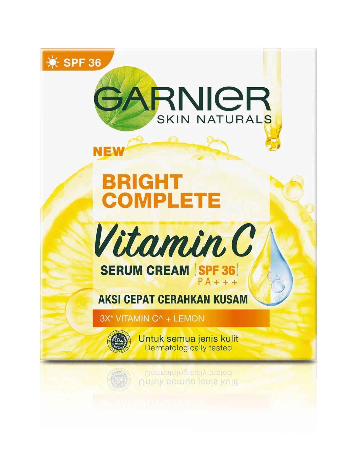 Garnier Bright Complete Vitamin C Serum Cream SPF 36 - 50ml