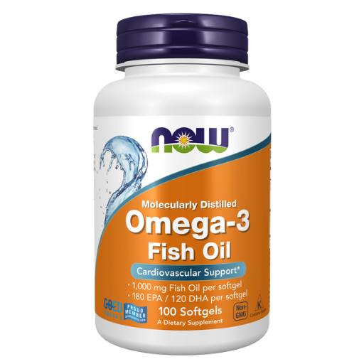 NOW Supplements, Omega-3 – 100 Softgels