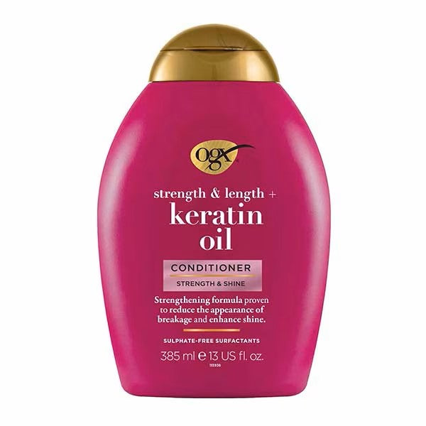 OGX Strength & Length Keratin Oil Conditioner 385ml