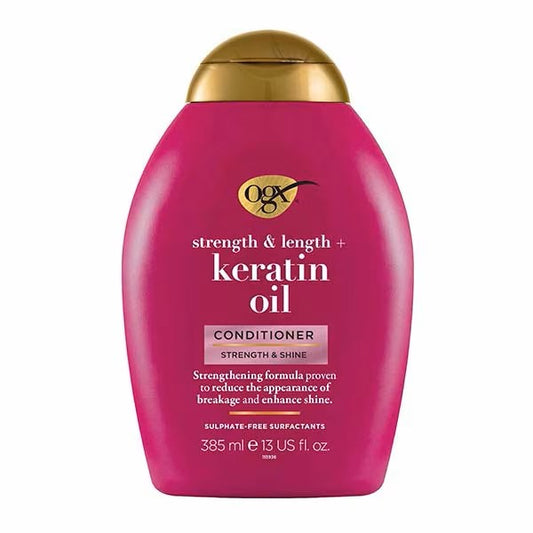 OGX Strength & Length Keratin Oil Conditioner 385ml