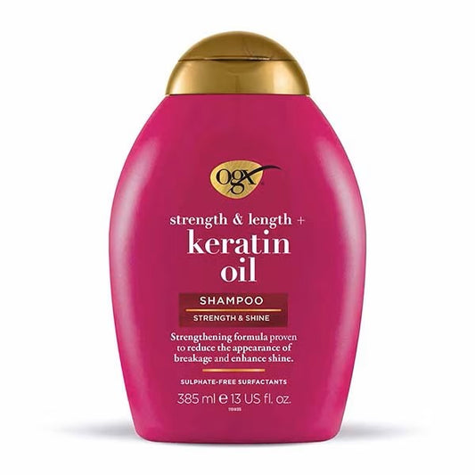 OGX Strength & Length Keratin Oil Shampoo 385ml