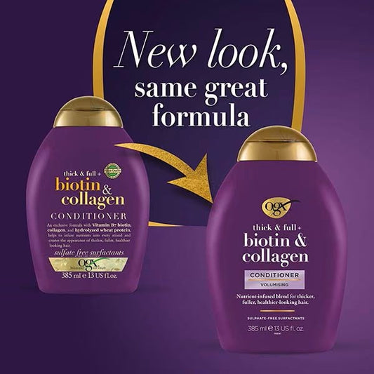 OGX Biotin & Collagen Conditioner 385ml