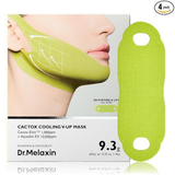 DR MELAXIN Cactox Cooling V-Up Mask for Jawline Sculpting and De-Puffing – 4ea