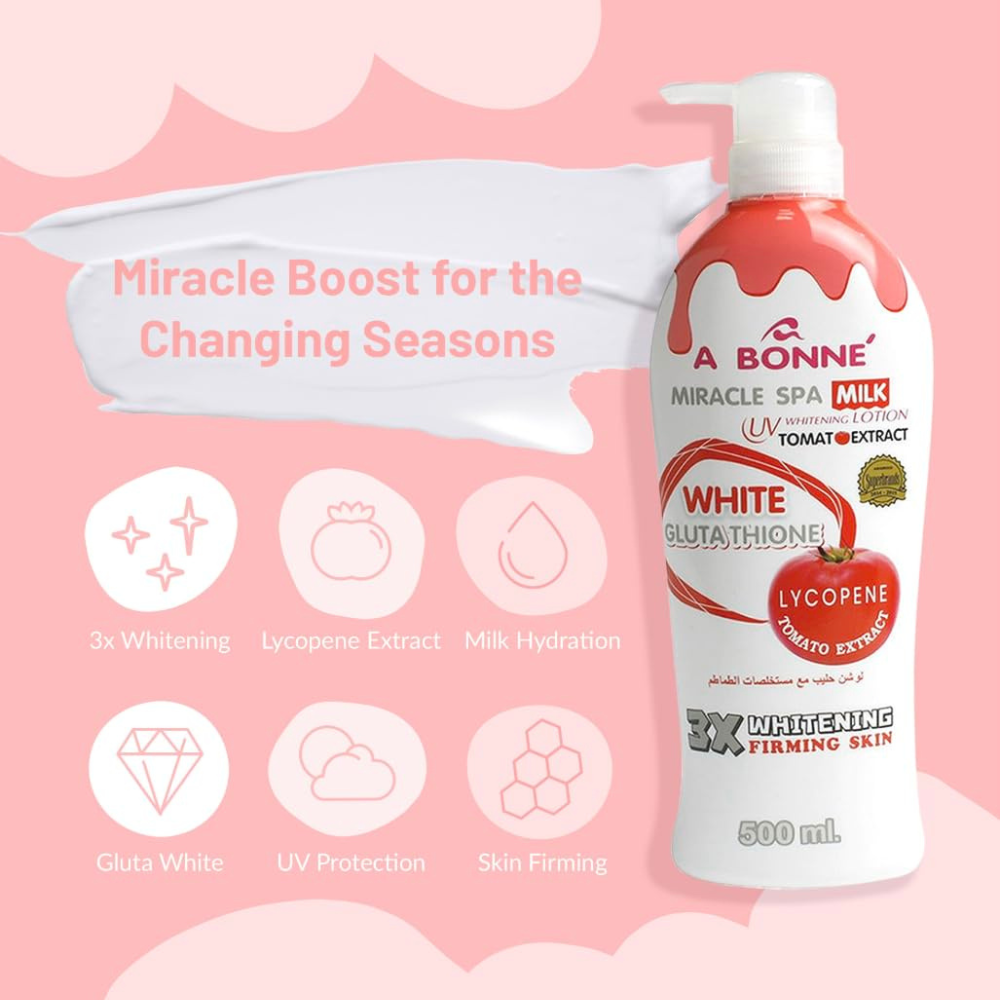 A Bonne’ Miracle Spa Milk Lotion with Tomato Extract – 500ml