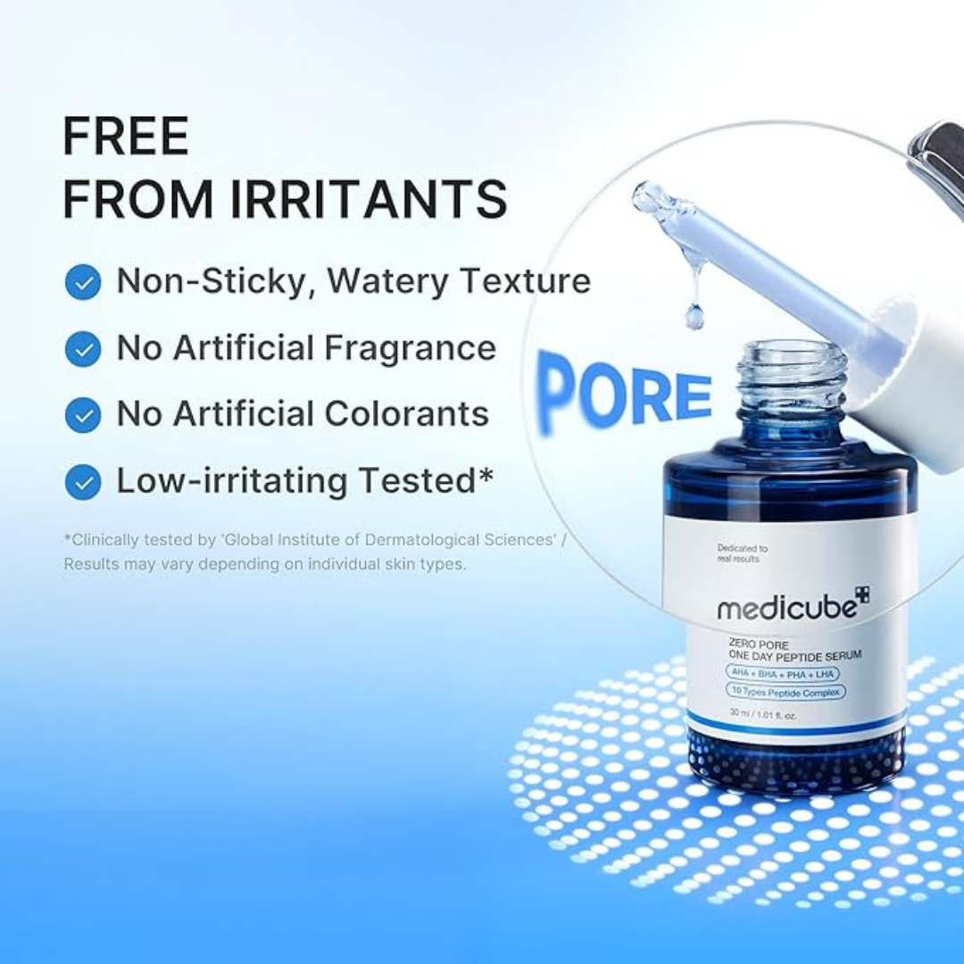 Medicube Zero Pore One Day 10 Peptide Serum 30ml