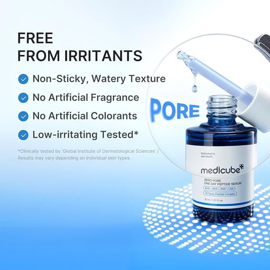 Medicube Zero Pore One Day 10 Peptide Serum 30ml