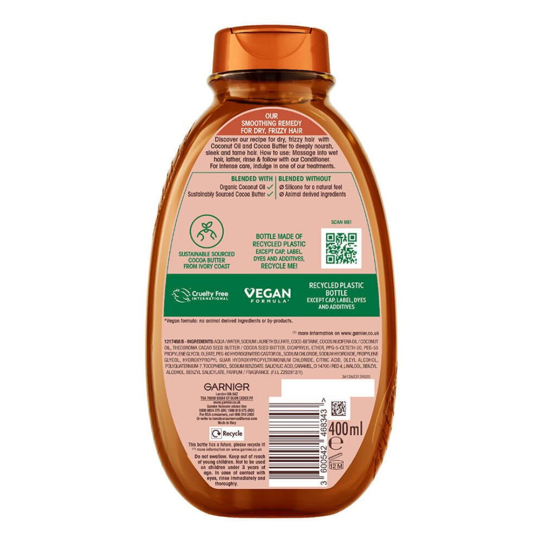 Garnier Ultimate Blends Coconut Oil Smoothing Shampoo – 400ML