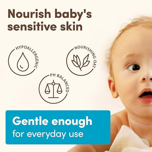 Aveeno Baby Daily Moisturizing Wash & Shampoo – 236ml