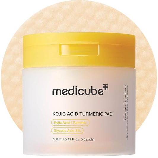 Medicube Kojic Acid Turmeric Clarifying Toner Pads