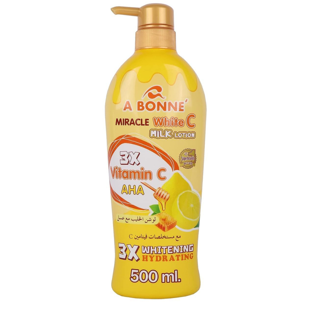 A Bonne Miracle White C Vitamin C & Honey Formula Milk Lotion – 500ml
