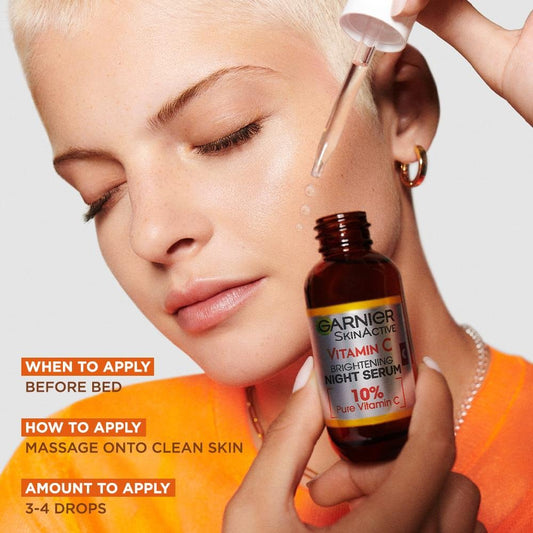 Garnier Skin Active Vitamin C Brightening Night Serum – 30ml