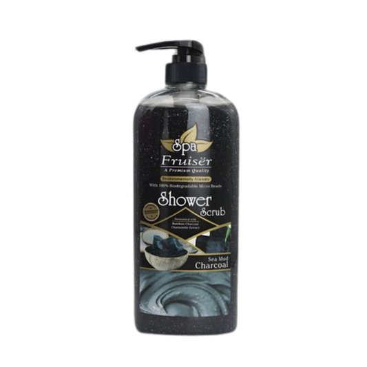 Fruiser Shower Scrub Charcoal 730ml