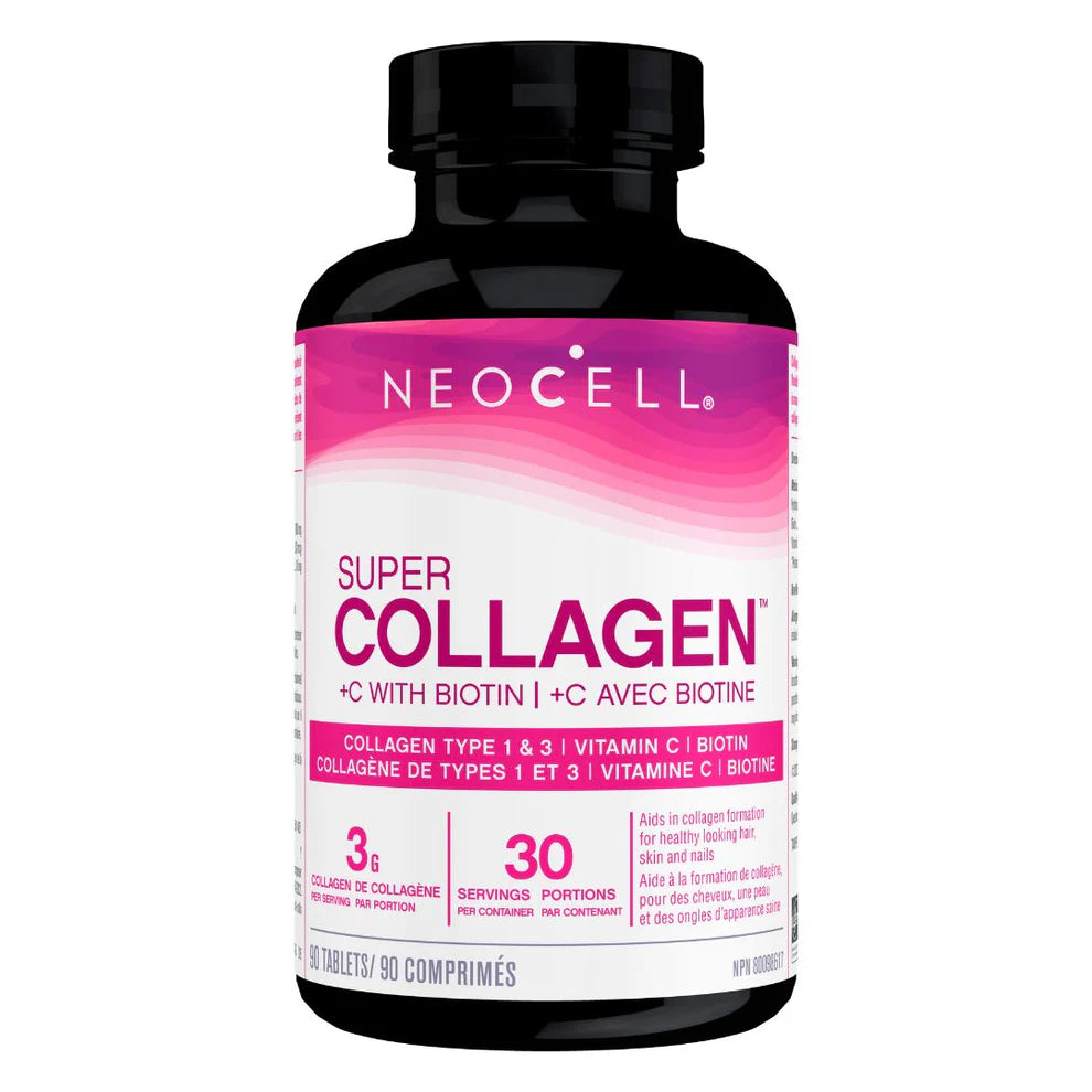 NeoCell Super Collagen Plus Vitamin C + Biotin – 90 Tablets