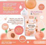 Joji Silky Whipped Cream Bubble Soap – Bright Collagen Glutathione & Peach 100g