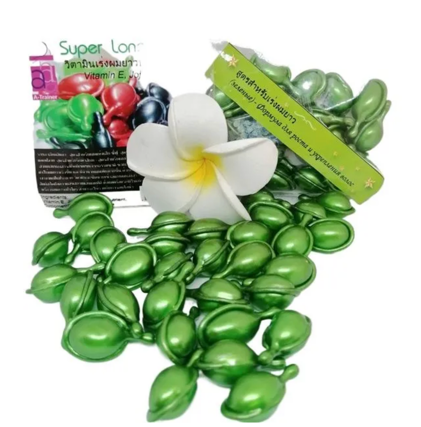 A-Trainer Super Long Hair Growth Capsules 50pcs – Vitamin E & Jojoba Oil Treatment